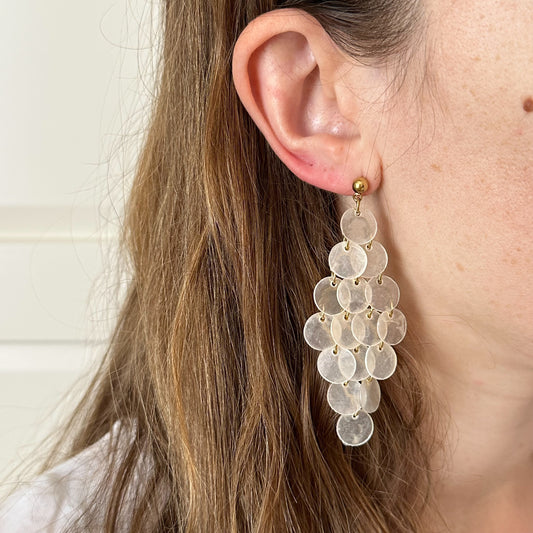 Pendientes Balandra - Blanco