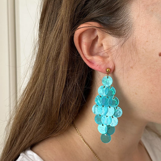 Pendientes Balandra - Azul