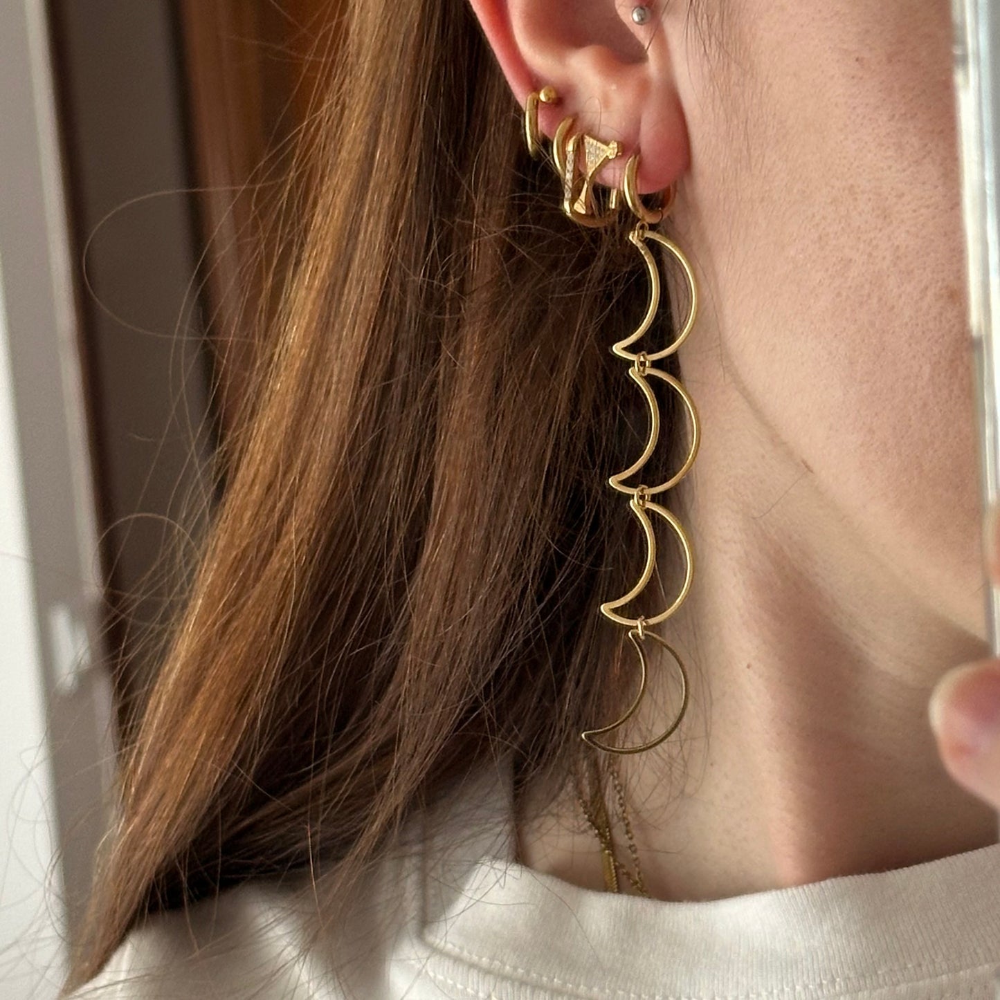 Pendientes Artemis - Gold